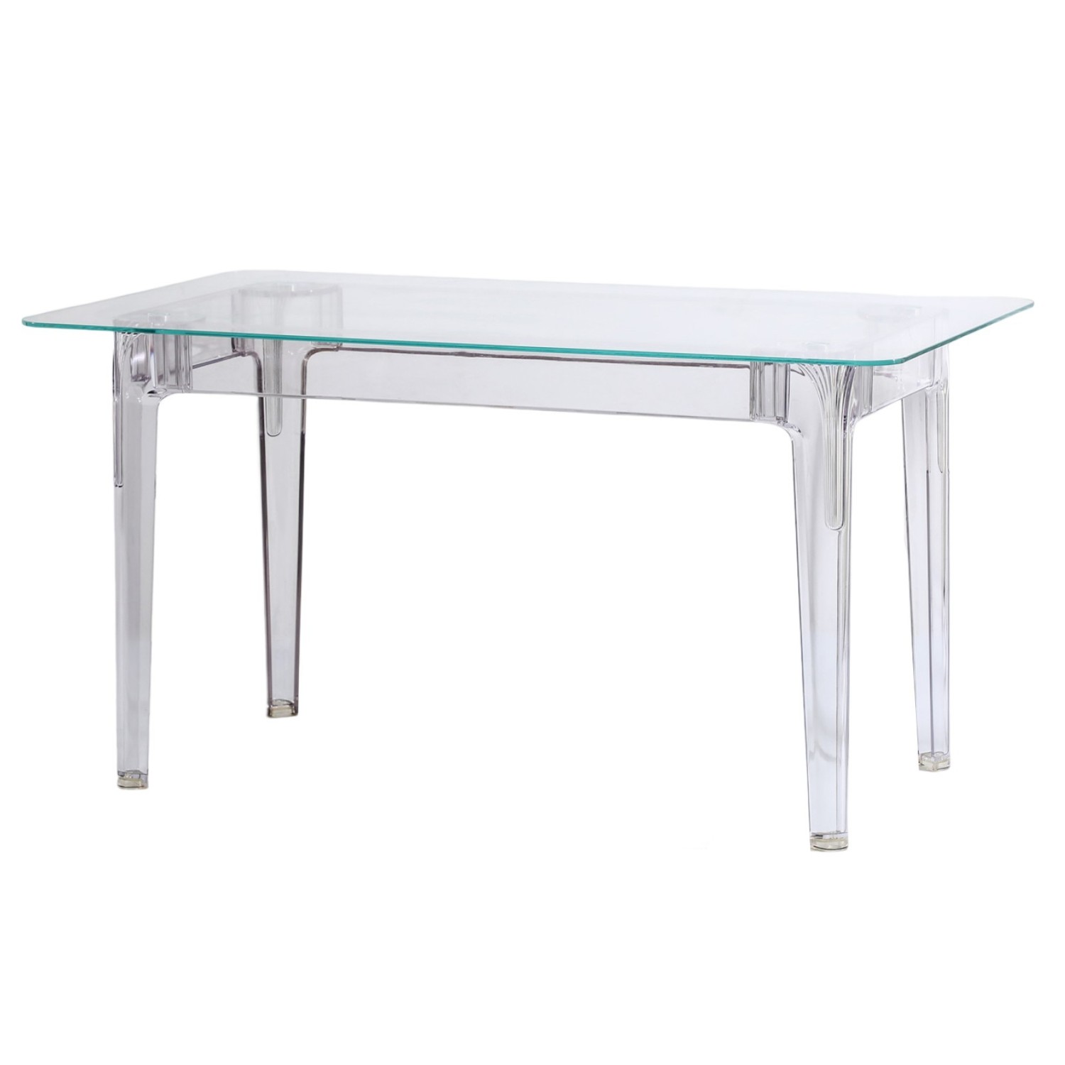 Zapakuj stół Ghost 120 cm i 4 krzesła Felipe Ghost