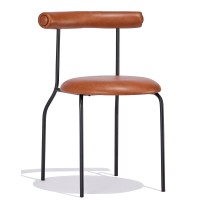 Industrial chair Elbow upholstered in leatherette