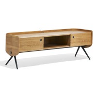 Mueble television Oakland en madera de roble maciza