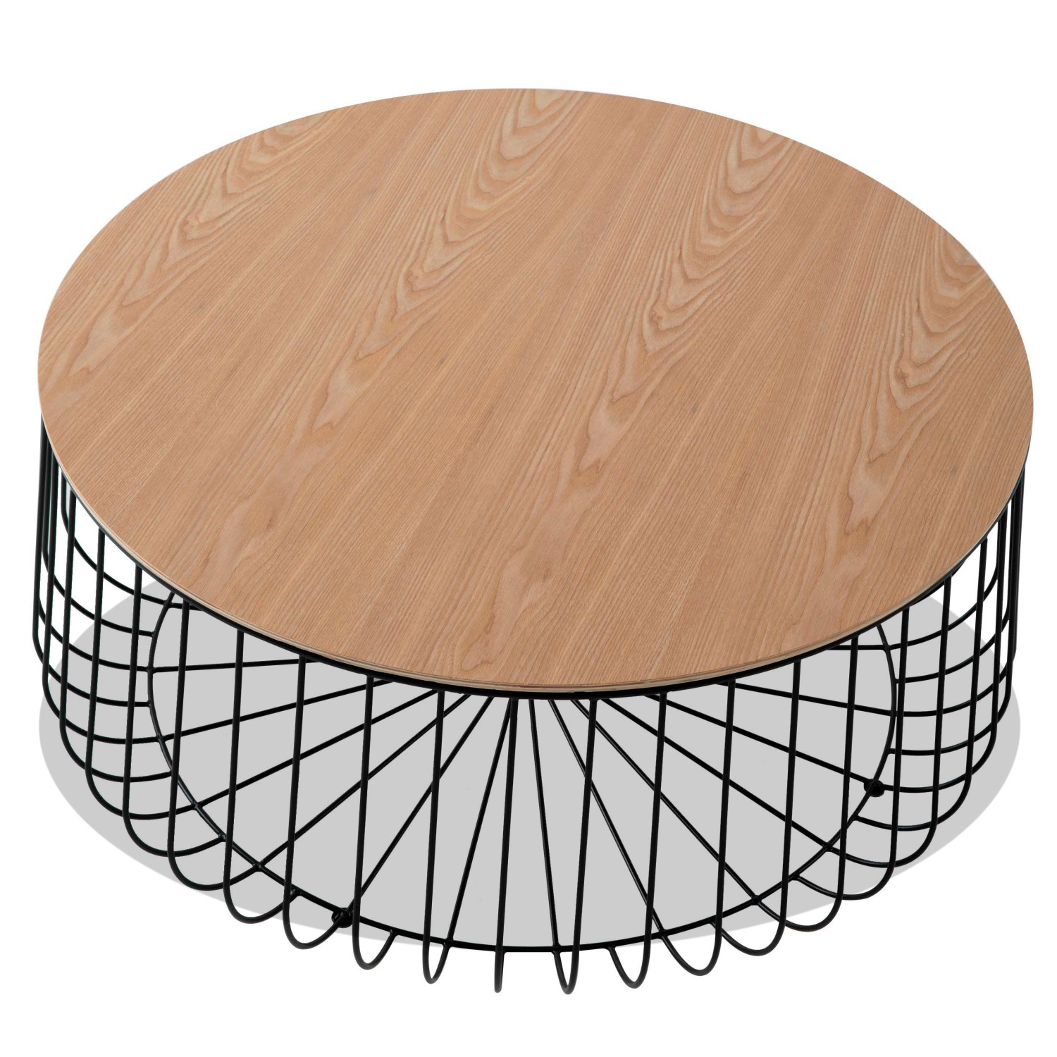 Tavolino di design Zurich in legno di frassino