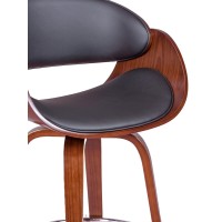 Stool Burrow with leatherette cushion