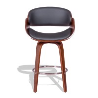 Stool Burrow with leatherette cushion