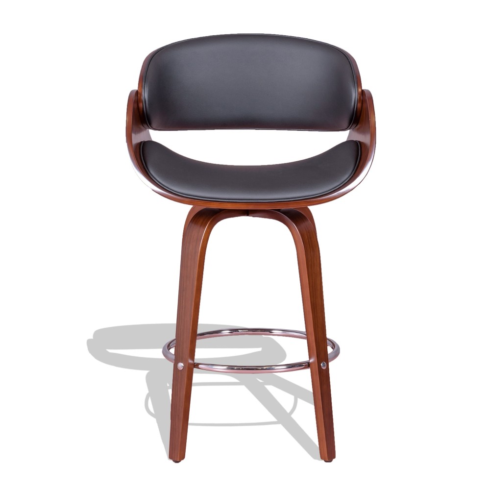 Stool Burrow with leatherette cushion