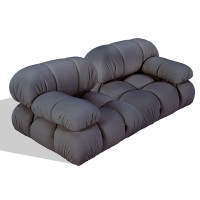 Canapé modulable 2 pièces Laurel avec accoudoirs