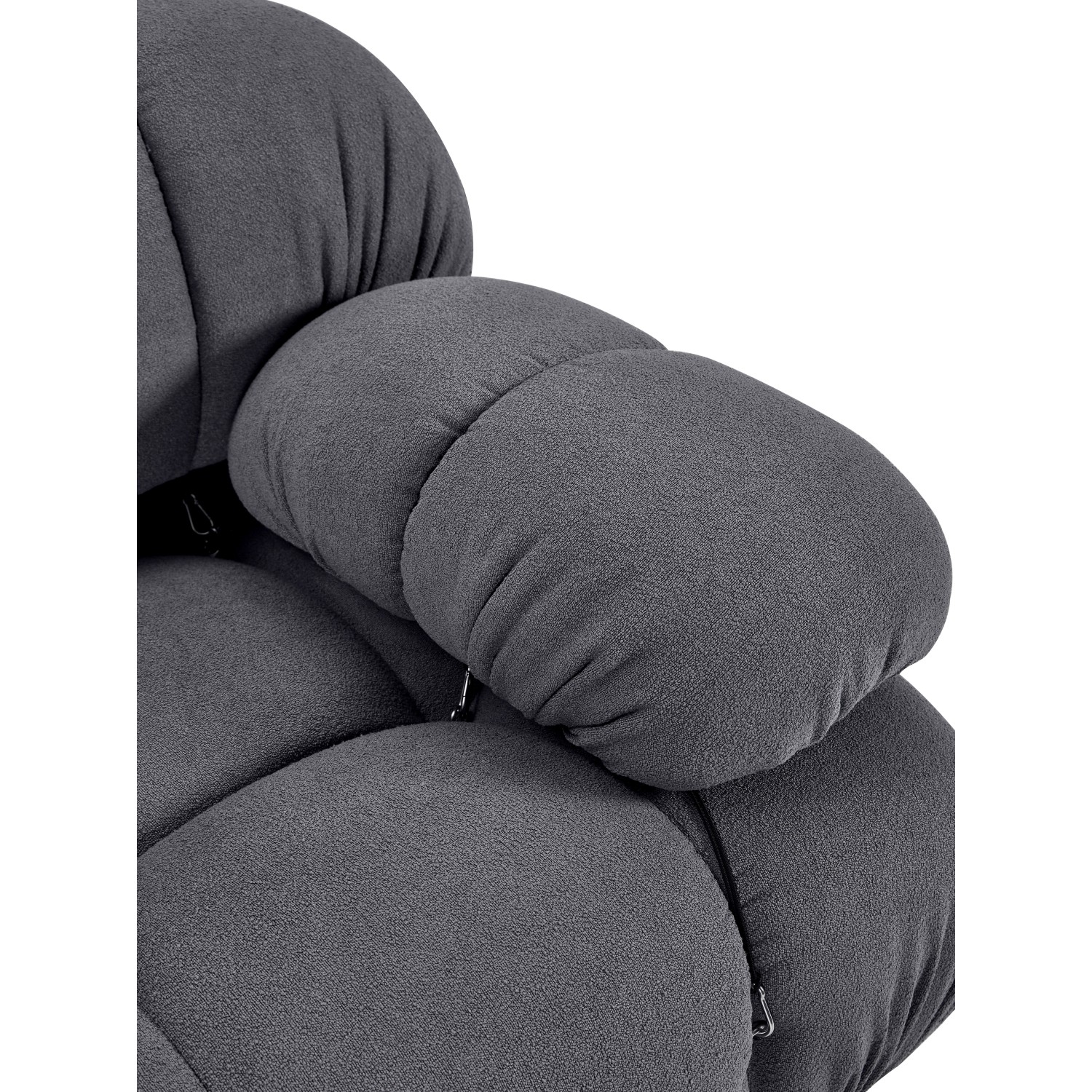 Canapé modulable 2 pièces Laurel avec accoudoirs