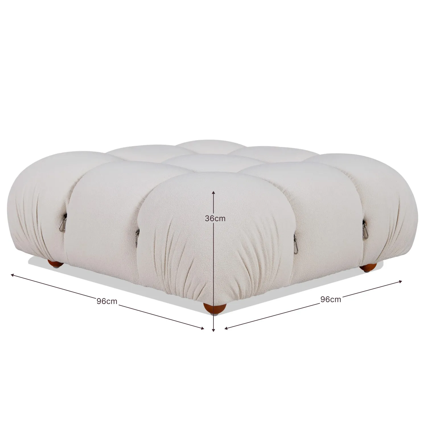 Sofá modular Laurel 2 piezas con reposabrazos