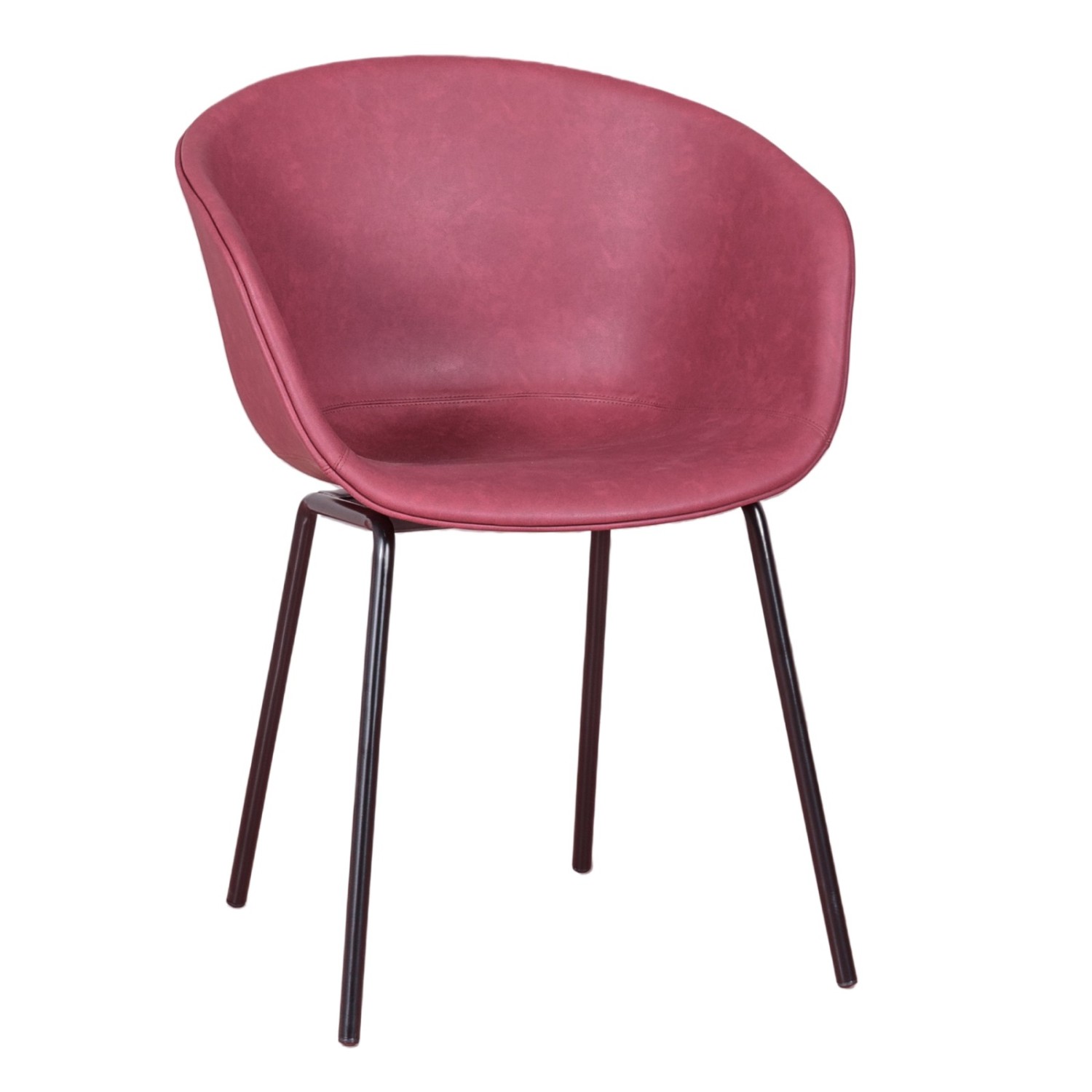Chaise rembourrée Denver en simili cuir