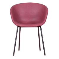 Chaise rembourrée Denver en simili cuir