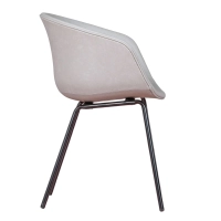 Chaise rembourrée Denver en simili cuir