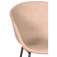 Chaise rembourrée Denver en simili cuir