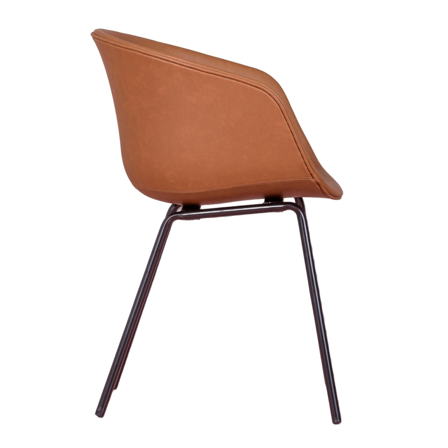 Chaise rembourrée Denver en simili cuir