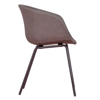 Chaise rembourrée Denver en simili cuir