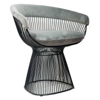 Poltrona design Albert estofada em veludo