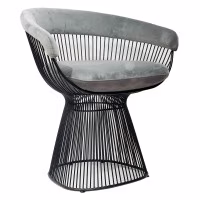Poltrona di design Albert rivestita in velluto