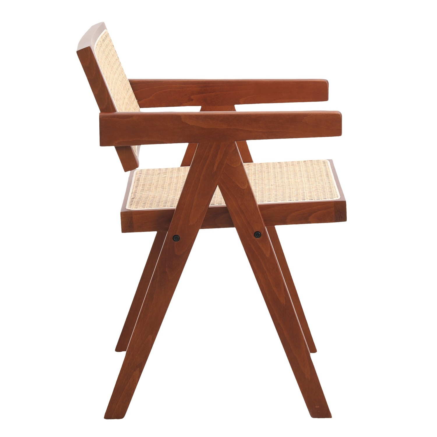 Replica Chandigarh stol med armar av designern Pierre Jeanneret 