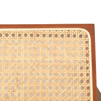 Replica della sedia Chandigarh con braccioli del designer Pierre Jeanneret 