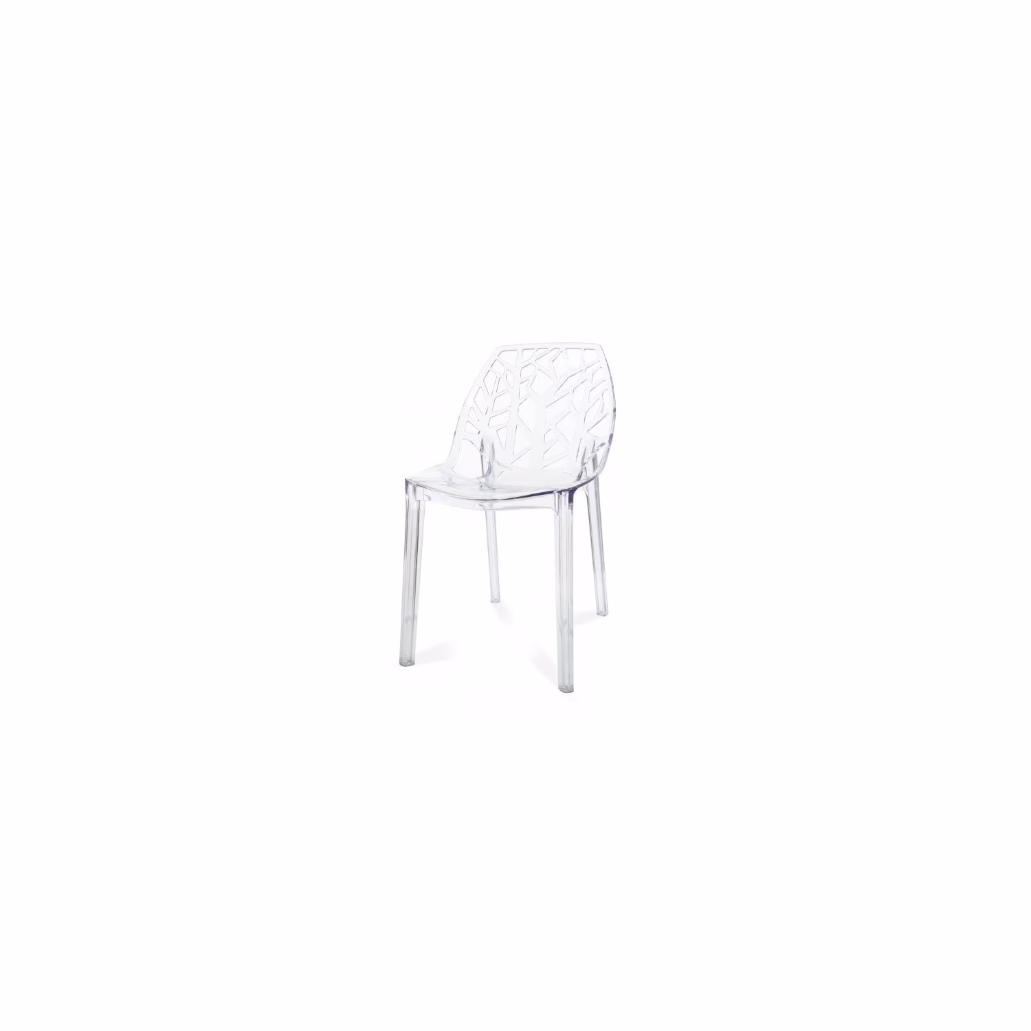 PACK 4 SILLAS VEGTAL TRANSPARENTES