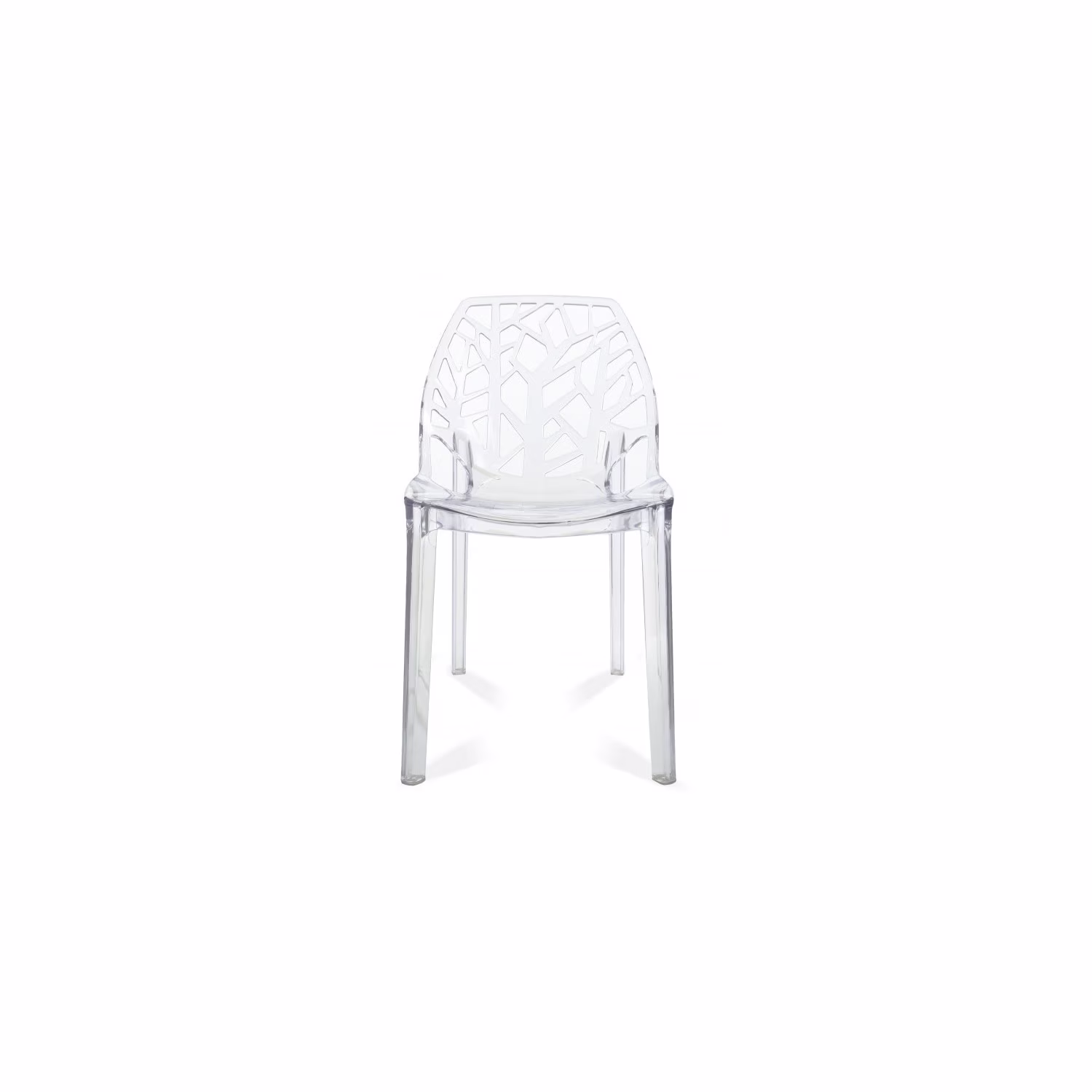 PACK 4 SILLAS VEGTAL TRANSPARENTES