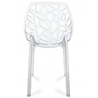 PACK 4 TRANSPARENT VEGTAL CHAIRS