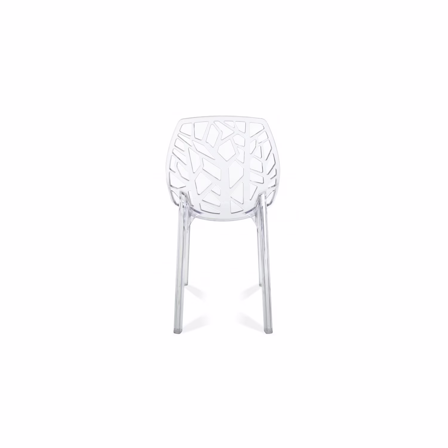 PACK 4 SILLAS VEGTAL TRANSPARENTES