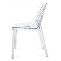 PACK 4 TRANSPARENT VEGTAL CHAIRS