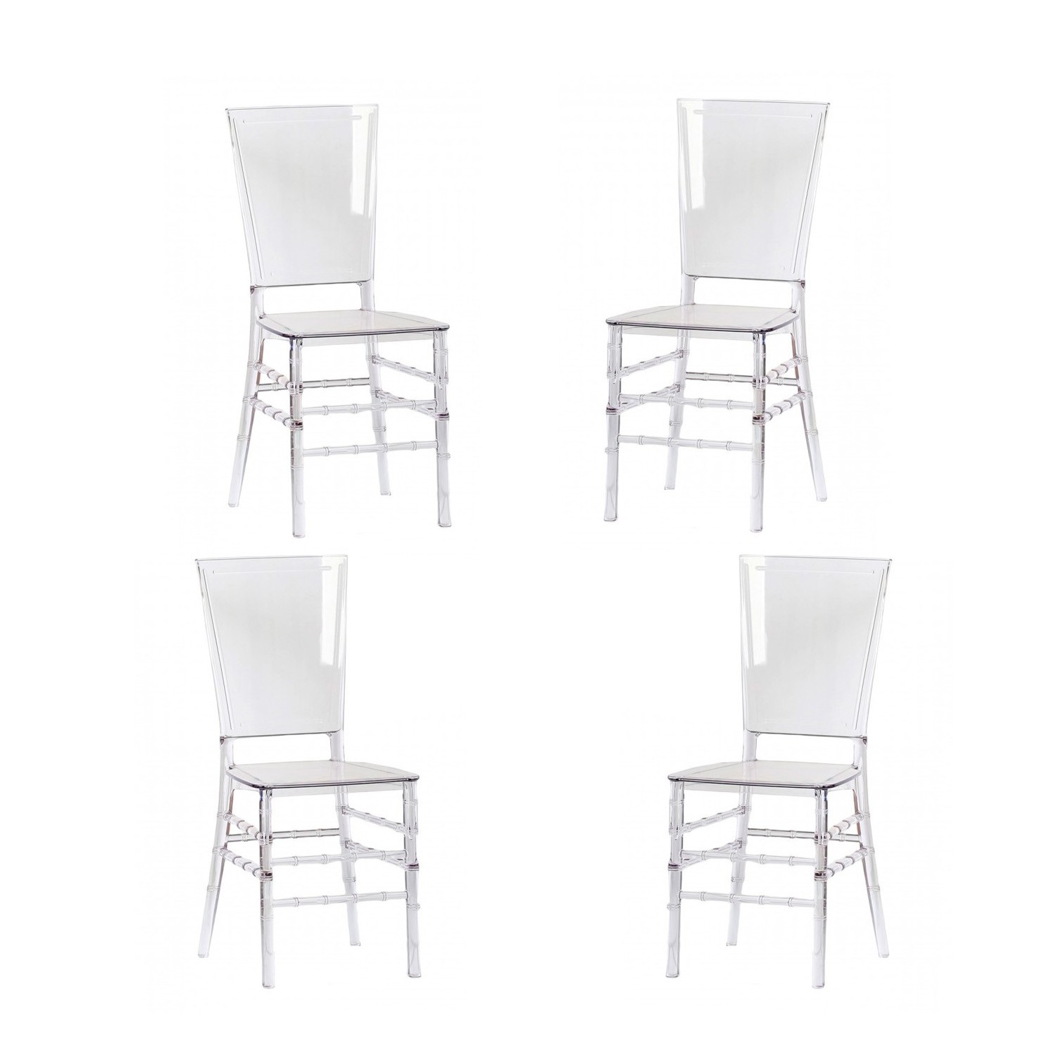 PACK 4 CHAISES FELIPE GHOST