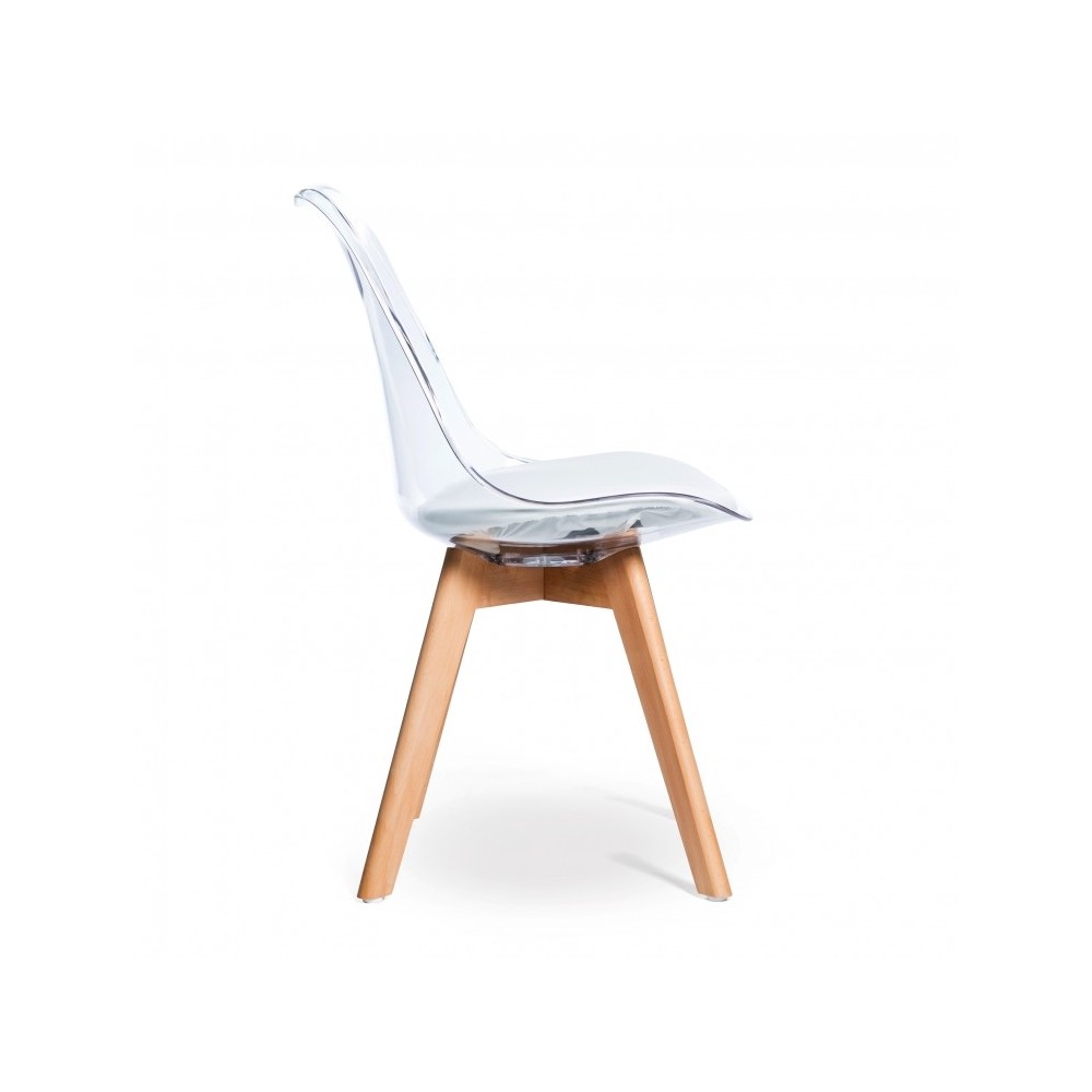 PACK 4 TRANSPARENT VERONA CHAIRS