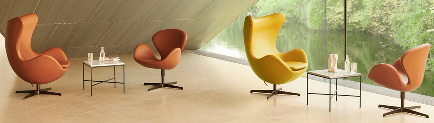 Egg Chair and Swan Chair