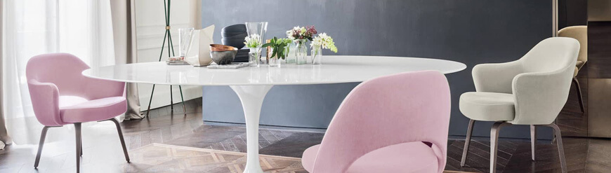 Oval dining room design tables