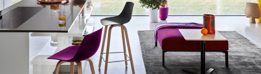 High designer stools