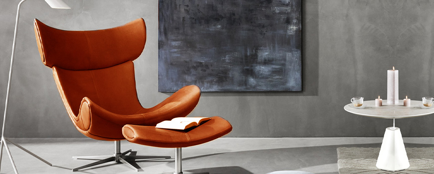 Sillón de diseño de polipiel barato