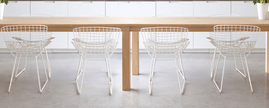 Cadeiras de jardim de aço